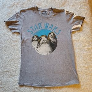 Men's Medium Heather Gray Star Wars Porgs t-shirt